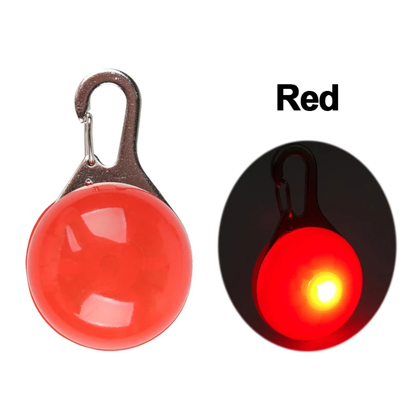 YUDODO-LED Coleiras Fluorescentes Luminosas para Animais de Estimação, Segurança Noturna, Brilho Piscando, Nylon, Trela Do Cão, Pet fornecimentos