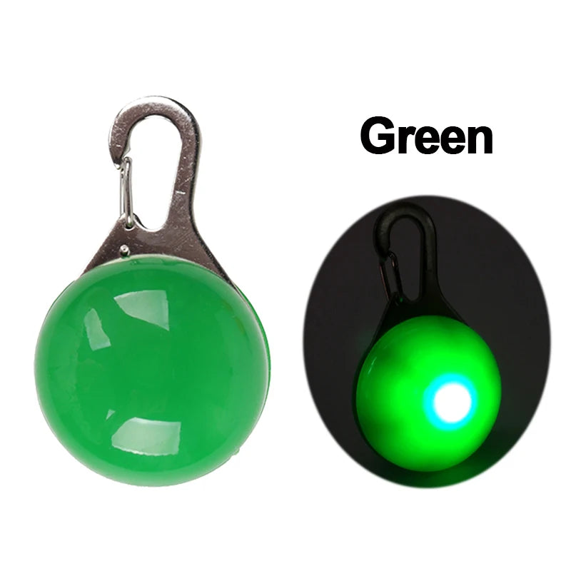 YUDODO-LED Coleiras Fluorescentes Luminosas para Animais de Estimação, Segurança Noturna, Brilho Piscando, Nylon, Trela Do Cão, Pet fornecimentos