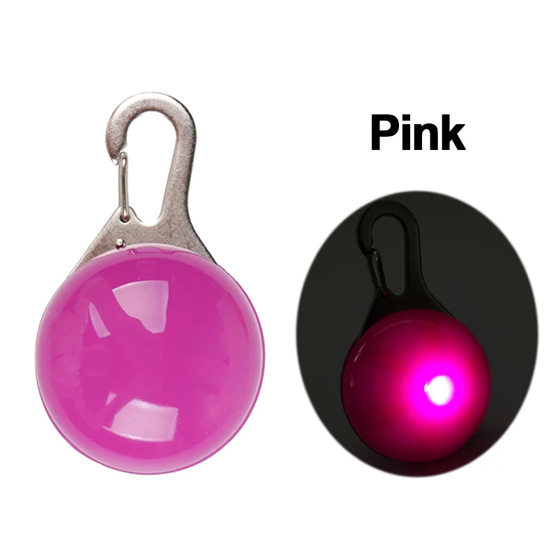 YUDODO-LED Coleiras Fluorescentes Luminosas para Animais de Estimação, Segurança Noturna, Brilho Piscando, Nylon, Trela Do Cão, Pet fornecimentos