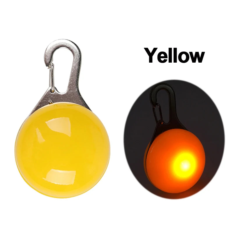 YUDODO-LED Coleiras Fluorescentes Luminosas para Animais de Estimação, Segurança Noturna, Brilho Piscando, Nylon, Trela Do Cão, Pet fornecimentos