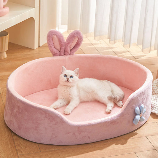 Cama para animais de estimação Cama de dormir lavável destacável para cães macia e confortável para gatos