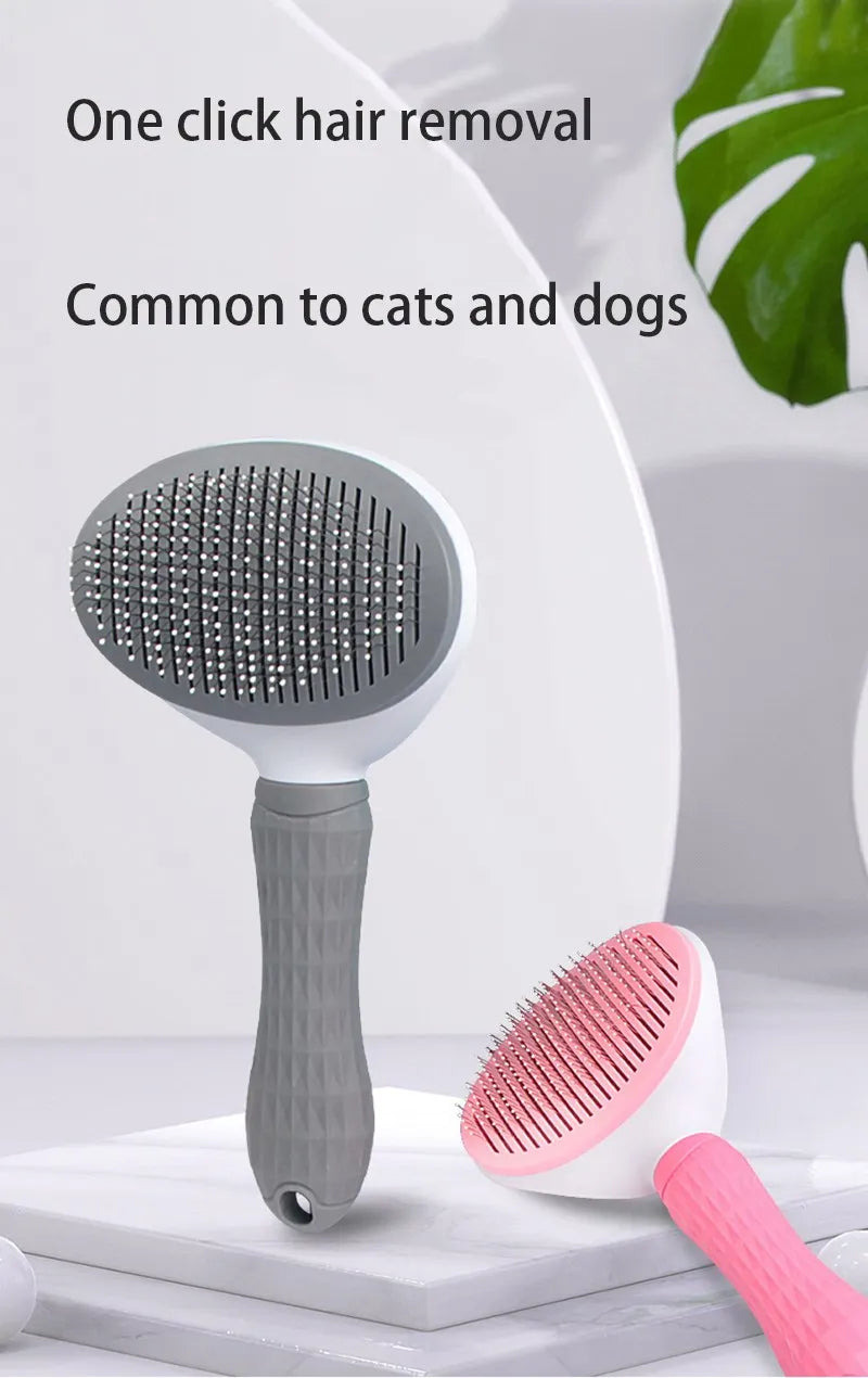 Escova de cabelo para cães e gatos, escova removedora de pelos de animais de estimação para cães, gatos, filhotes, gatinhos, ferramentas de preparação, acessórios para cães, suprimentos para animais de estimação