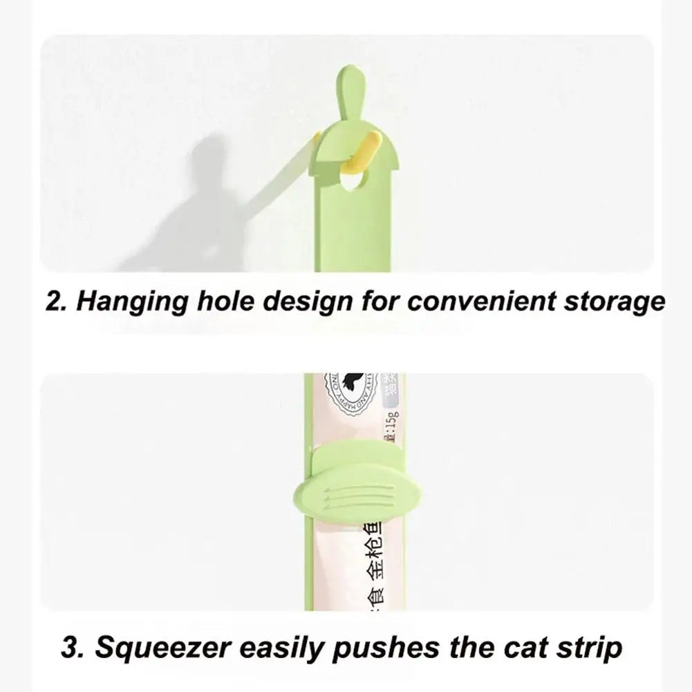 Colher de alimentação para animais de estimação colher de comida gato tira espremedor alimentador dispensador dentro de filhote de cachorro gatinho lanche colher de comida líquida gatinho suprimentos para animais de esti
