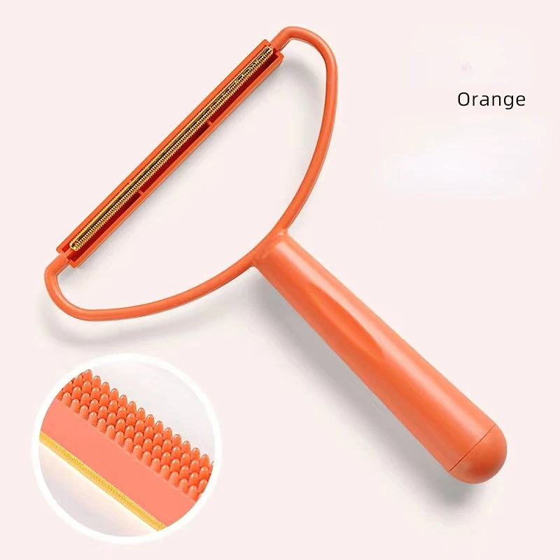 Escova removedora de pelos de animais de estimação, portátil, silicone, dupla face, escova de cabelo de animais de estimação, limpador de lã, ferramenta de escova de limpeza, produtos para animais de estimação