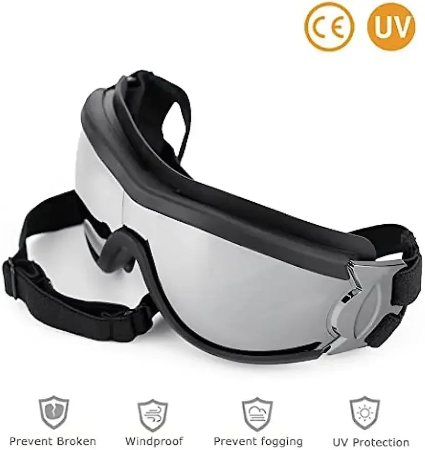 Óculos de sol para cães ajustáveis, óculos de sol anti-uv, proteção para os olhos, preto, amplamente utilizado, suprimentos para cães de estimação