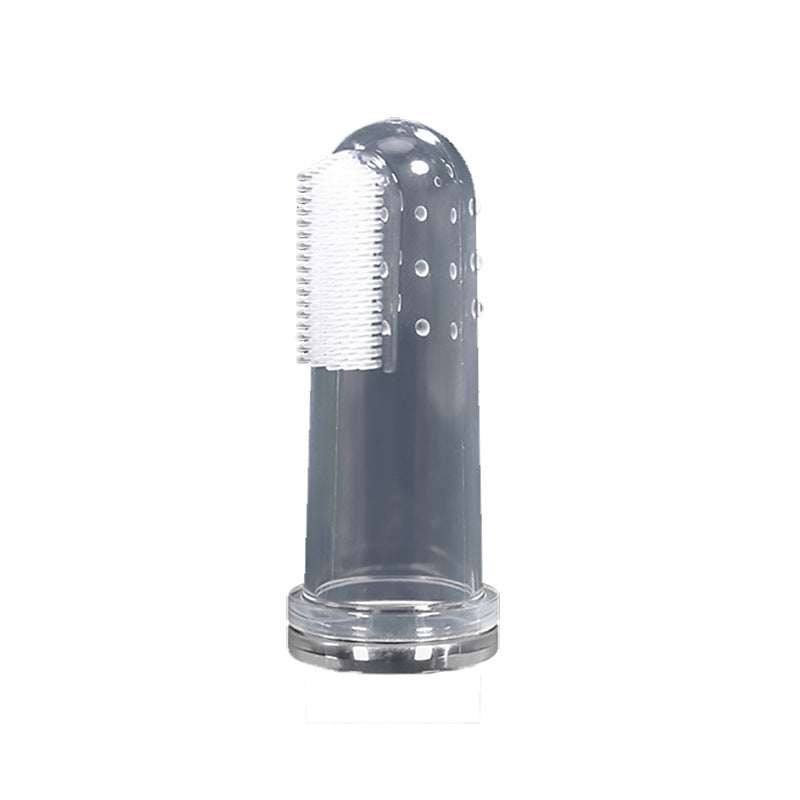 Escova de dentes de silicone para animais de estimação, escova de dentes para cães e gatos, acessórios para limpeza oral de dentes de animais de estimação, além de perros
