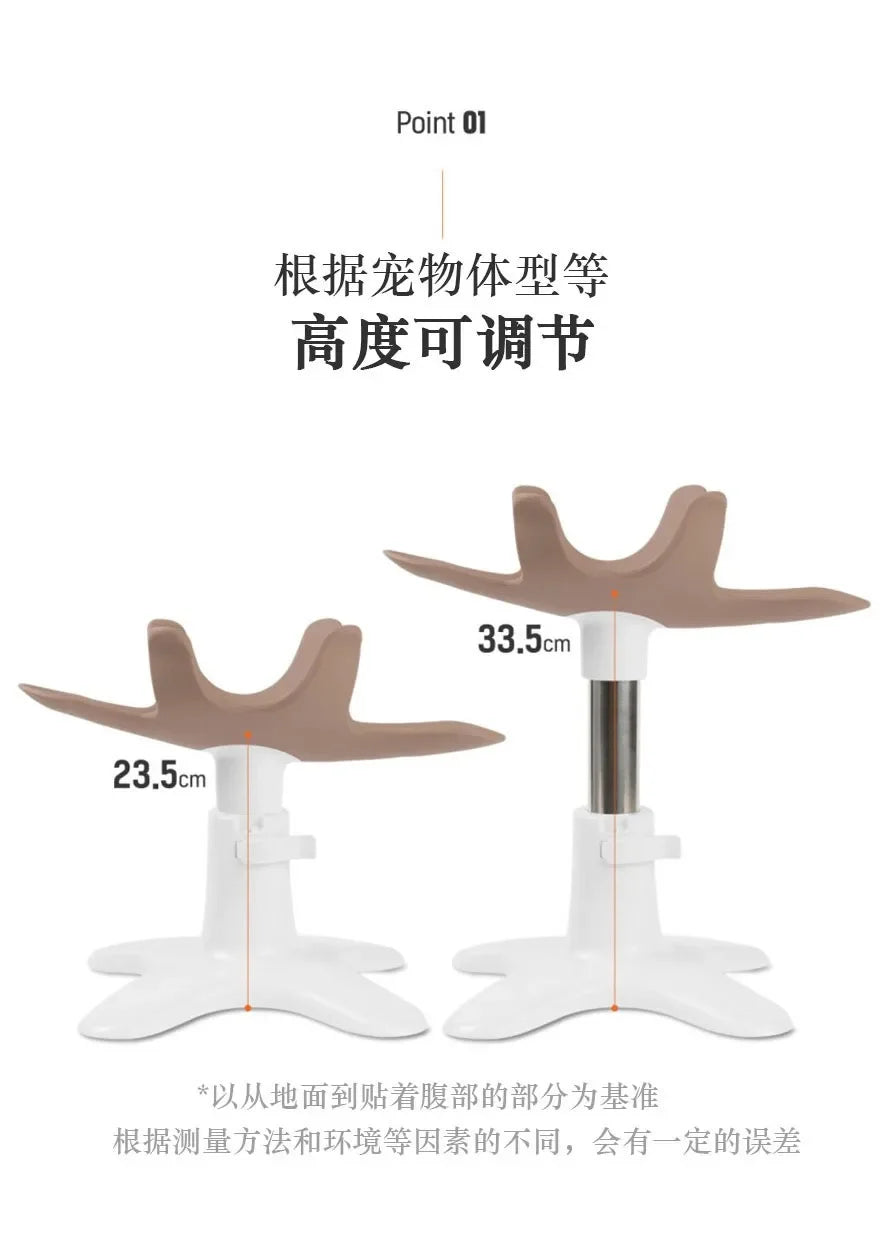 Mesa de cuidados e aliciamento para chuveiro de animais de estimação, rack auxiliar fixo para cães, secador de cabelo especial para banho de animais de estimação, suporte fixo para animais de estimação pequenos e médi
