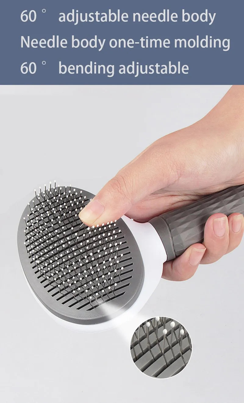 Escova de cabelo para cães e gatos, escova removedora de pelos de animais de estimação para cães, gatos, filhotes, gatinhos, ferramentas de preparação, acessórios para cães, suprimentos para animais de estimação