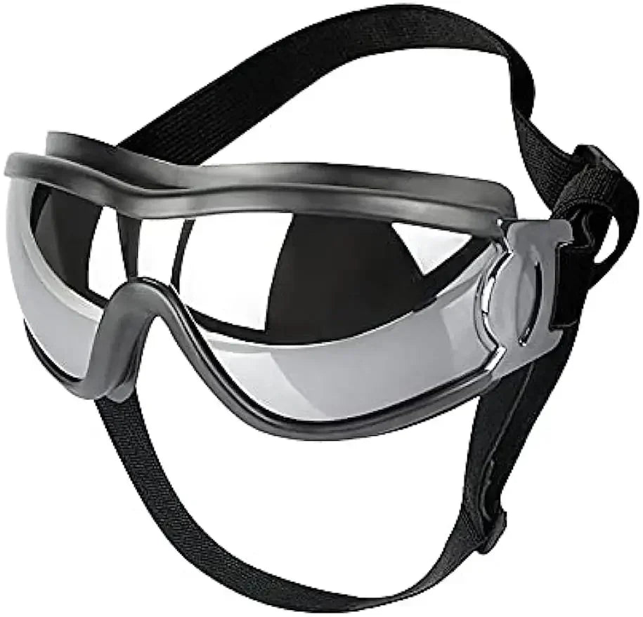 Óculos de sol para cães ajustáveis, óculos de sol anti-uv, proteção para os olhos, preto, amplamente utilizado, suprimentos para cães de estimação