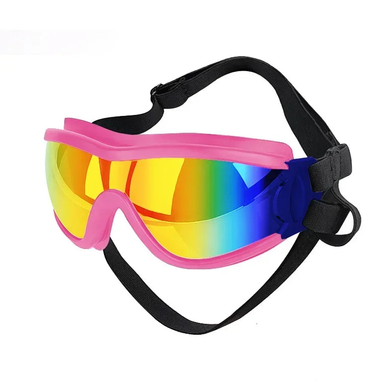 Óculos de sol para cães ajustáveis, óculos de sol anti-uv, proteção para os olhos, preto, amplamente utilizado, suprimentos para cães de estimação