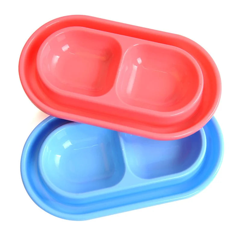 Alimentação de animais de estimação tigelas duplas plástico anti formigas comida alimentador de água para cães gatos filhote de cachorro automático alimentador de cão dispensador karate para formigas