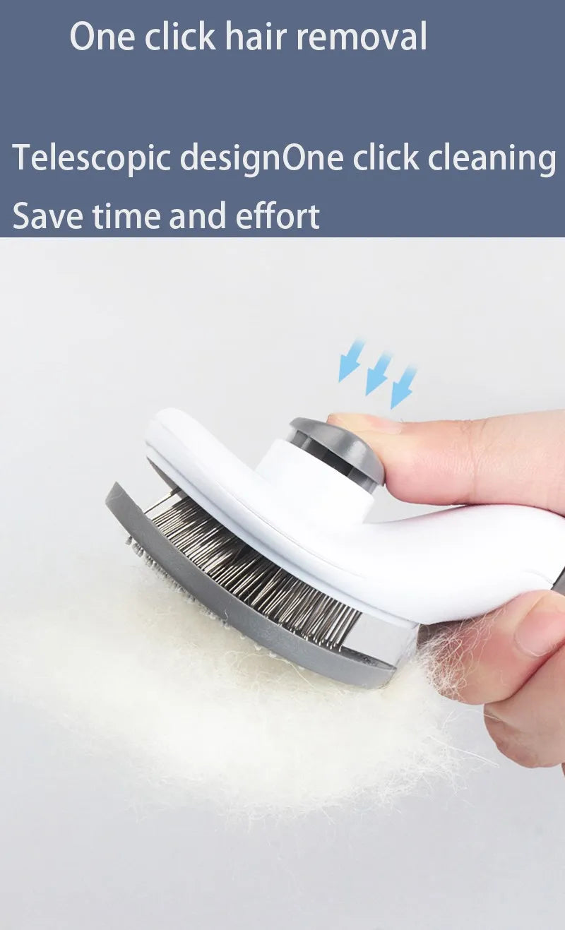 Escova de cabelo para cães e gatos, escova removedora de pelos de animais de estimação para cães, gatos, filhotes, gatinhos, ferramentas de preparação, acessórios para cães, suprimentos para animais de estimação