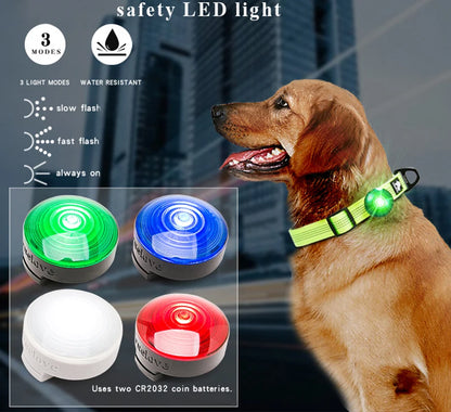 Truelove luz LED de segurança para mochila com coleira para uso de animais de estimação com bateria resistente à água e longa vida útil contínua TLD19101