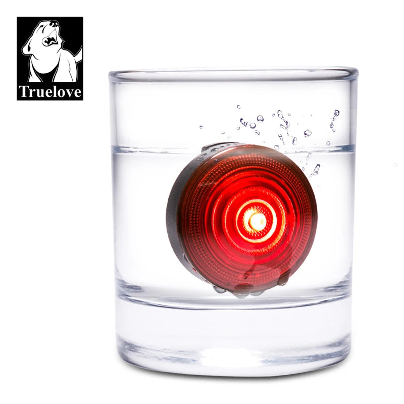 Truelove luz LED de segurança para mochila com coleira para uso de animais de estimação com bateria resistente à água e longa vida útil contínua TLD19101