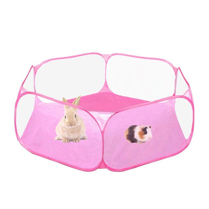 Pet Cercadinho Portátil moda Aberto Indoor / Outdoor Pequeno Animal Gaiola Jogo Playground Cerca para Hamster Chinchilas Guiné-Porcos F
