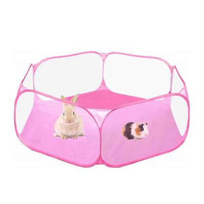 Pet Cercadinho Portátil moda Aberto Indoor / Outdoor Pequeno Animal Gaiola Jogo Playground Cerca para Hamster Chinchilas Guiné-Porcos F