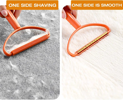 Escova removedora de pelos de animais de estimação, portátil, silicone, dupla face, escova de cabelo de animais de estimação, limpador de lã, ferramenta de escova de limpeza, produtos para animais de estimação
