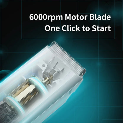 Hospital de aliciamento de animais de estimação para cães e gatos, tesoura elétrica de baixo ruído, elétrica à prova d'água, barbear profissional sem fio