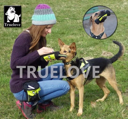 Truelove-saco de comida para animais, saco de treinamento para cães, manequim, reflexivo, treinamento, transporte, para cães, brinquedos, bolsa, cocô, dispensador