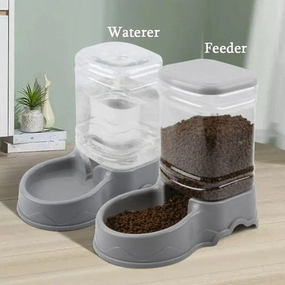 Pote ração e água inteligente para animais de estimação Pet Water Fountain Drinking Bowl Alimentador automático 3,8 litros
