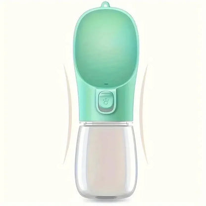 Garrafa de água portátil para viagem de animais de estimação, tigela para cães pequenos e grandes, durável, caminhada ao ar livre, filhote de cachorro, gato, produtos para beber, 300ml