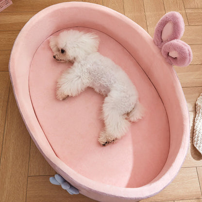 Cama para animais de estimação Cama de dormir lavável destacável para cães macia e confortável para gatos