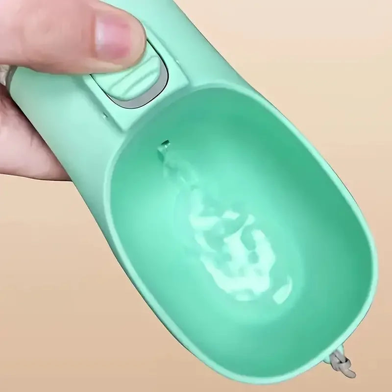 Garrafa de água portátil para viagem de animais de estimação, tigela para cães pequenos e grandes, durável, caminhada ao ar livre, filhote de cachorro, gato, produtos para beber, 300ml