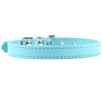 Colar de couro colorido para cachorro, gato e gatinho, colar personalizado com nome, acessórios para animais, arnês