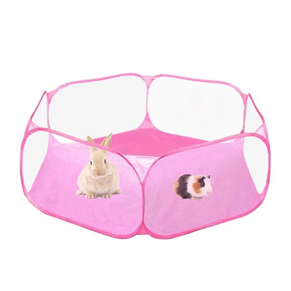 Pet Cercadinho Portátil moda Aberto Indoor / Outdoor Pequeno Animal Gaiola Jogo Playground Cerca para Hamster Chinchilas Guiné-Porcos F