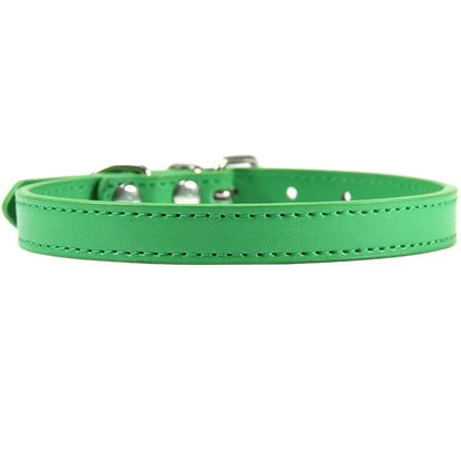 Colar de couro colorido para cachorro, gato e gatinho, colar personalizado com nome, acessórios para animais, arnês