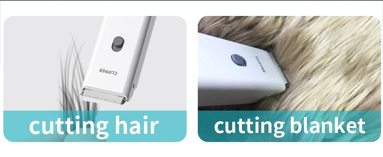 Hospital de aliciamento de animais de estimação para cães e gatos, tesoura elétrica de baixo ruído, elétrica à prova d'água, barbear profissional sem fio