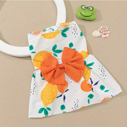 Vestido para animais de estimação, roupa floral macia e sem mangas para cães e gatos, perfeito para uso diário e ocasiões especiais, saias para cães