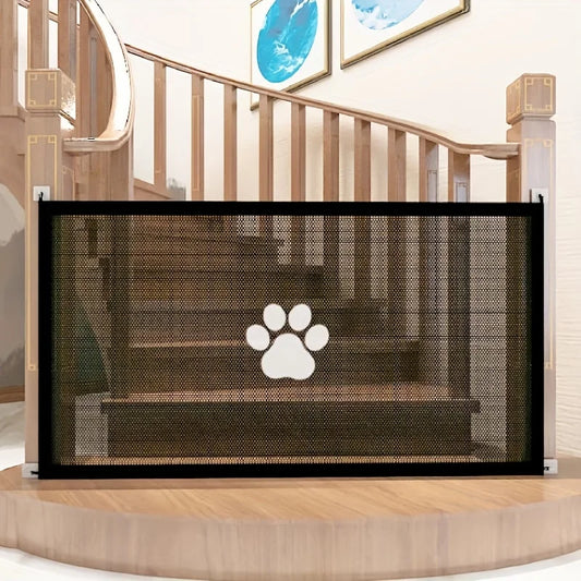 Portas portáteis de rede para cães, redes de isolamento para cães, cercas de segurança para gatos e cães e suprimentos para animais de estimação não perfurados para garantir segurança de animais de estimação